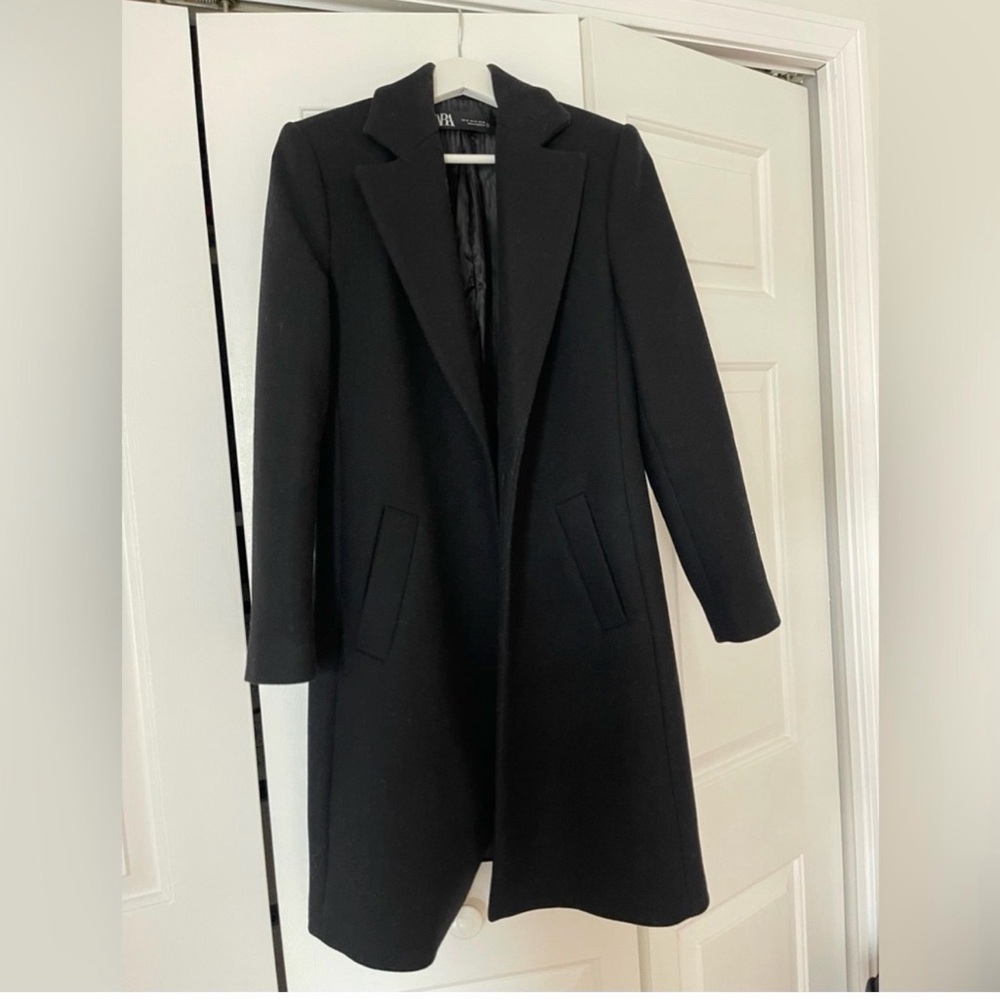 Zara wool Black Coat